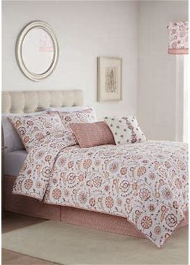 Waverly 4-Piece Floral Comforter Set, Multicolor Full/Queen