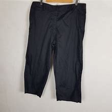 Avenue Pants & Jumpsuits | Avenue Stretch Black Cropped Size 18. Waist Appro | Color: Black | Size: 18