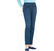 Blair Women's Slimsation® Ankle Pants - Denim - 8 - Misses