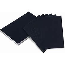 Beadpark Adhesive Aluminum Sheet, Rectangle, Black, 80X120x0.1Mm, 20Pcs/Box Aluminum Rectangle Black