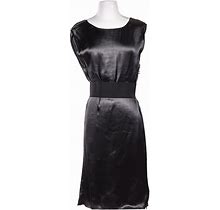 Lanvin Women Dresses Slip Dress 38 Black Viscose
