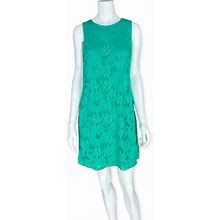 Ronni Nicole Dresses | Ronni Nicole Lace Overlay Shift Dress | Color: Blue/Green | Size: 10