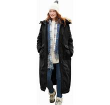 Plus Size Women's The Arctic Parka™ In Extra Long Length By Woman Within In Black (Size 26/28) Coat