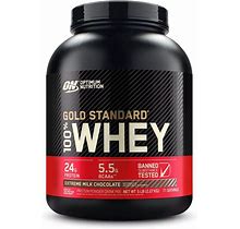 Optimum Nutrition Gold Standard 100% Whey Protein, Extreme Milk Chocolate 5 Lbs