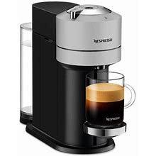 Nespresso Vertuo Next Deluxe Compact Coffee Espresso Machine With Centrifusion Technology (Silver)