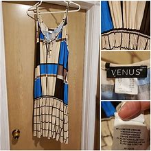 Venus Dresses | Tank Dress | Color: Black/Blue/Brown/Tan | Size: L