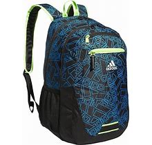 ADIDAS FOUNDATION 6 DURABLE Backpack School LAPTOP Bag Black BLUE OS $55 NWT NEW
