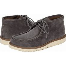 Baretraps Higgins Lace-Up Boot Men's Shoes Grey Suede : 9.5 m
