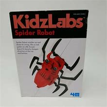 Kidz Labs 4m Spider Robot Fun Mechanics Build Kit Battery Powered Kids