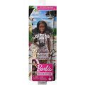 Barbie® 12-Inch Brunette Photographer Doll, Camera Accessory & 1 Puppy Figure, Multicolor