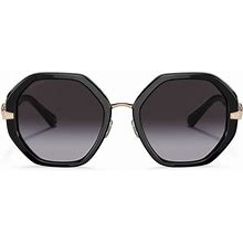 Bvlgari - Round-Frame Tinted Sunglasses - Women - Acetate - 55 - Black