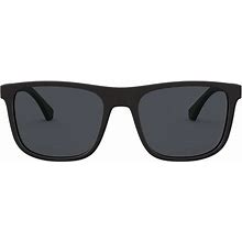 Emporio Armani Men's Ea4129 Square Sunglasses