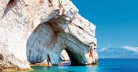 From Kefalonia: Blue Cave Boat Cruise & Shipwreck Photo Stop
