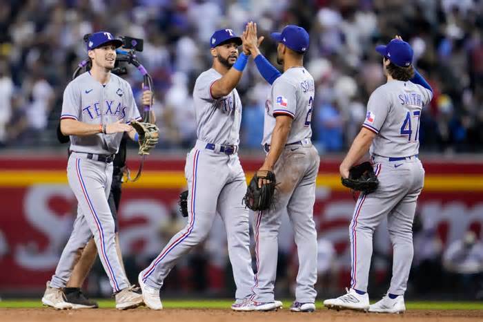 The Texas Rangers are one win away from their first World Series title.