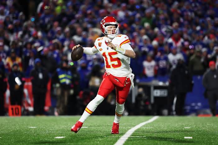 Mahomes is now 3-0 in playoff games against the Bills.