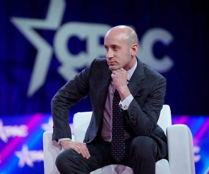 Stephen Miller, former Trump administration adviser and current president of America First Legal during the Conservative Political Action Conference, CPAC 2023, in March.