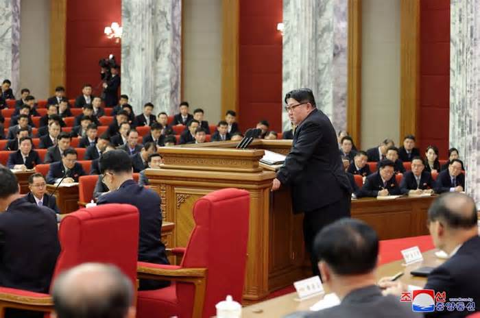 19th expanded political bureau meeting of the 8th Central Committee of the Workers' Party of Korea, in Pyongyang