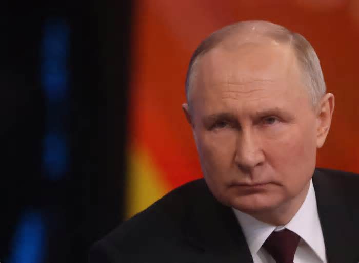 Russian President Vladimir Putin on Dec. 14, 2023 in Moscow.