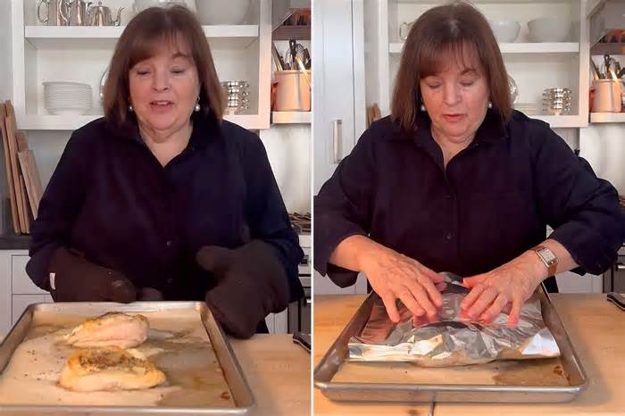 Ina Garten shares her tip for cooking chicken is to 'slightly undercook' it