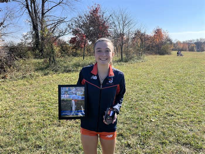Aidan MacGrath won the Class 6 girls' race at Oatlands and propelled West Springfield to a state title.