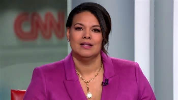 CNN anchor Sara Sidner during a news broadcast.