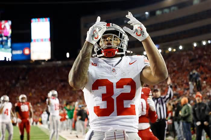 TreVeyon Henderson's Ohio State squad is atop the first set of CFP rankings.