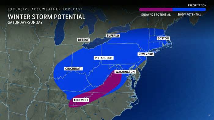 First big winter storm in years for the Northeast