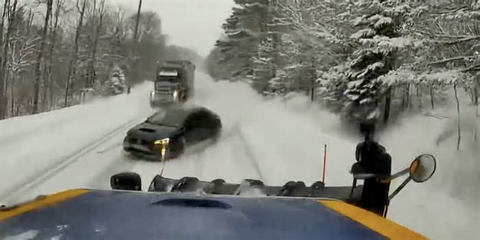 WRX Hitting Plow Is a Scary Reminder to Drive Safe