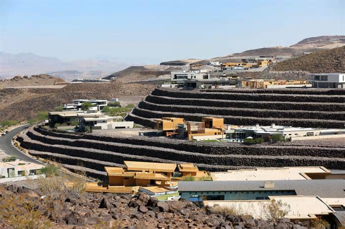 The exclusive mountainside custom home community Ascaya has a total of 313 lots nestled in the McCullough Range in Henderson, Nevada on Wednesday, September 30, 2020.@ Vegas88s.
