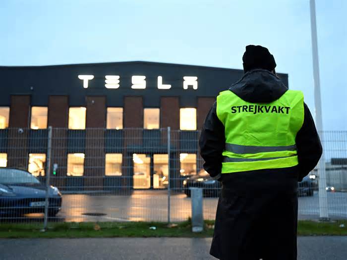 Elon Musk, who hates unions, has to deal with a rare strike at Tesla after his Swedish workers walked out