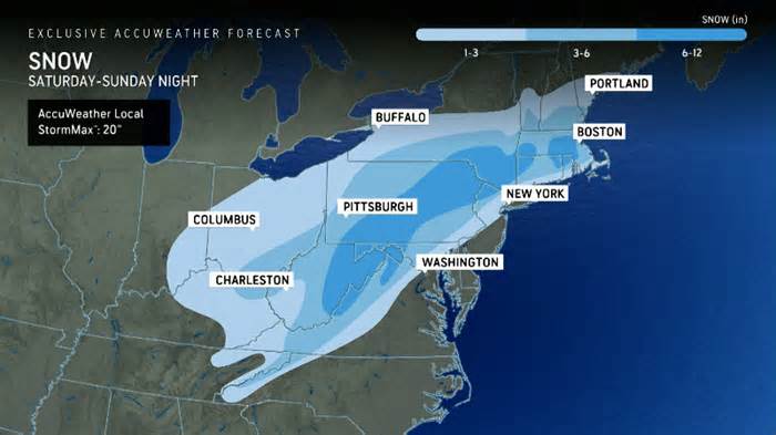 First major snowstorm in nearly two years on the way for some in the Northeast