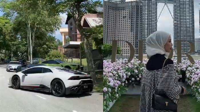 Seorang mahasiswi kuliah di universitas untuk kalangan tidak mampu, tapi berangkat kuliah menggunakan mobil sport Lamborghini