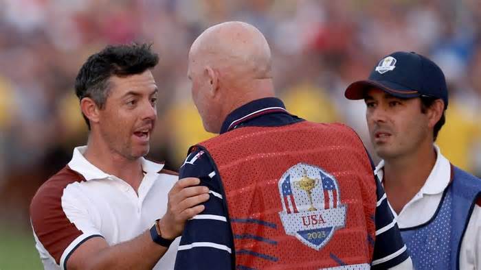Rory McIlroy explains 2023 Ryder Cup scuffle with Joe LaCava, says Tiger Woods reached out to intervene