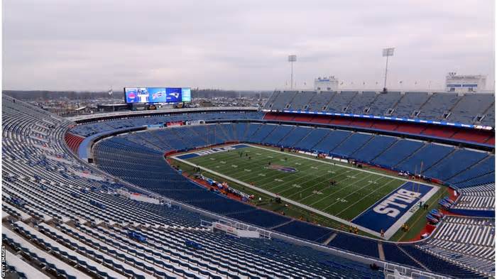 The Buffalo Bills' Highmark Stadium will now host their play-off match against Pittsburgh Steelers on Monday afternoon