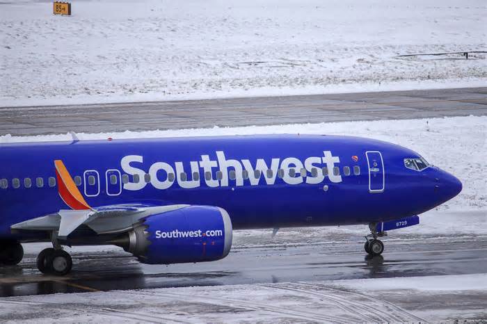 Strong Winds Cause Southwest Airlines Boeing 737 MAX Damage From Jetbridge In Portland