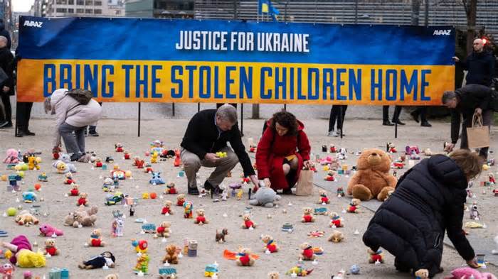 There has been an outpouring of support for Ukrainian children moved to Russia