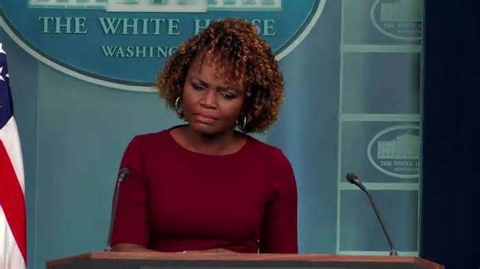MOMENT: White House Press Secretary asked about digitally altering photos Thumbnail