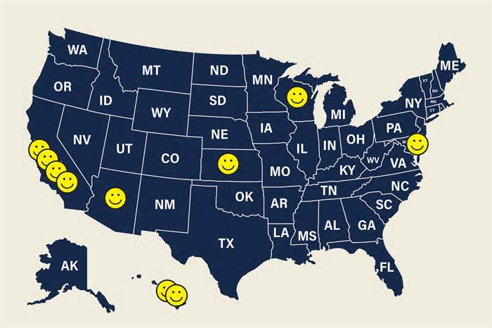 The 10 happiest places to live in the US