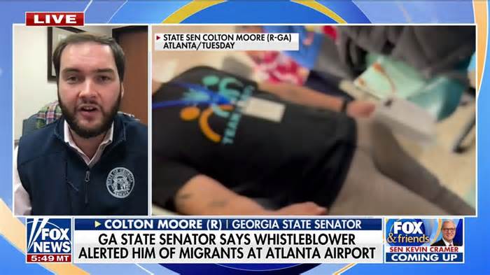 Georgia lawmaker says whistleblower alerted him of secret migrant room at airport