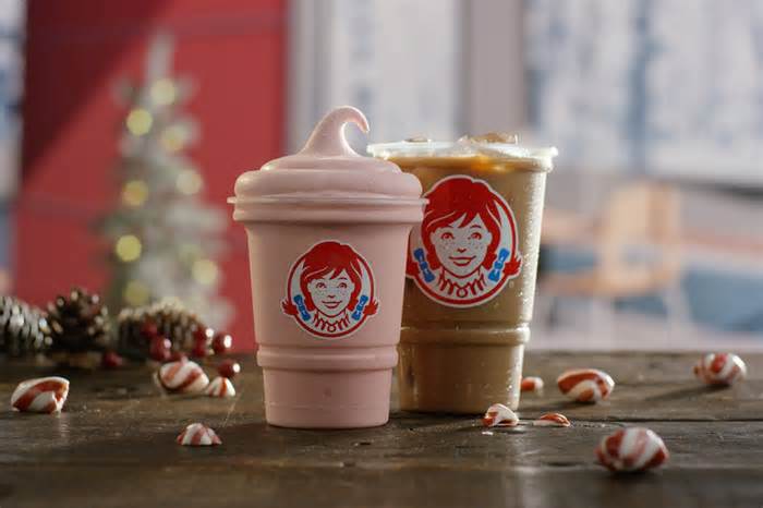 Wendy's Peppermint Frosty and the new Peppermint Frosty Cream Cold Brew