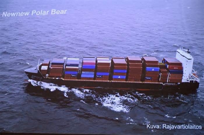 FILE PHOTO: Finnish Border Guard's photo of a Hong Kong registered cargo ship 'Newnew Polar Bear'