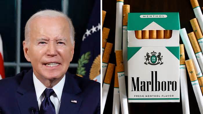 President Biden and menthol cigarettes
