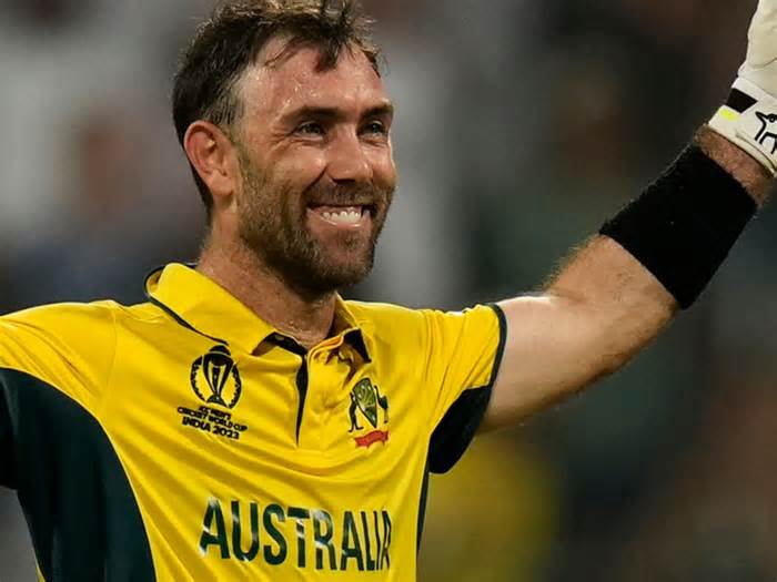 Glenn Maxwell's sensational 201 not out against Afghanistan secured Australia's place in the Cricket World Cup semi-finals (AP Photo/Rajanish Kakade)