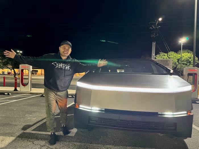 A Cybertruck driver documented his 1340-mile road trip — and the issues he ran into with the Tesla EV