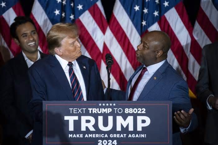 Granderson: The Senate's only Black Republican now loves Trump. It's not a good look