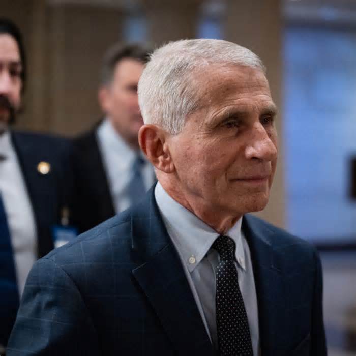 Dr. Anthony Fauci, former director of the National Institute of Allergy and Infectious Diseases, arrives for a closed-door interview with the House Select Subcommittee on the Coronavirus Pandemic at the Capitol on Jan. 8, 2024.
