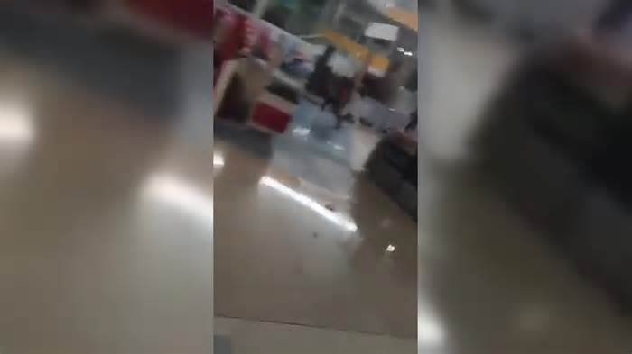 A powerful undersea earthquake damages shopping center in General Santos City, Philippines Thumbnail