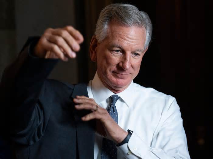 A Republican senator said 'nobody's buying' Tuberville's claims that blocking hundreds of promotions hasn't impacted military readiness