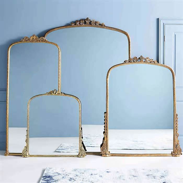 This Aldi Dupe of Anthropologie's Gilded Mirror Is Gorgeous—and Affordable