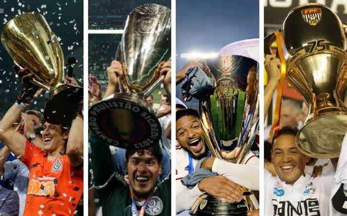 Campeonato Paulista: confira os clubes com mais títulos na história da competição